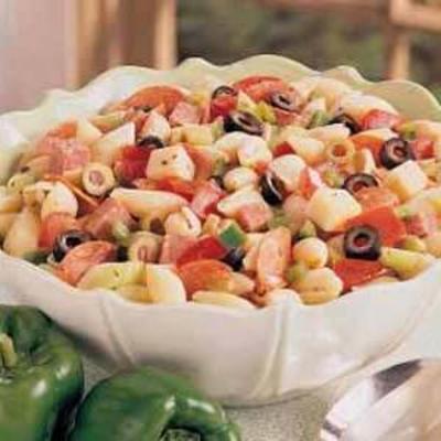 salade de pâtes italiennes marinées