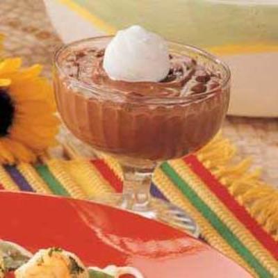 pudding au chocolat cacahuète