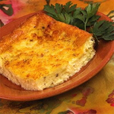 oignons caramélisés sans croûte et fromage