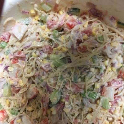 Rhonda's Confetti Spaghetti Salade De Pâtes