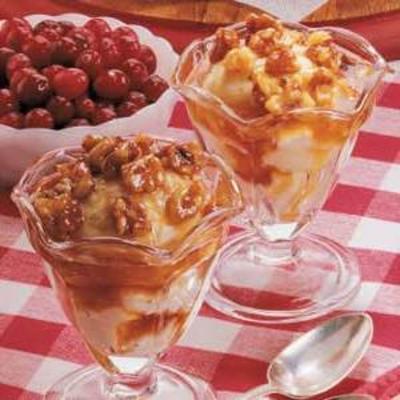 sauce dessert aux noix