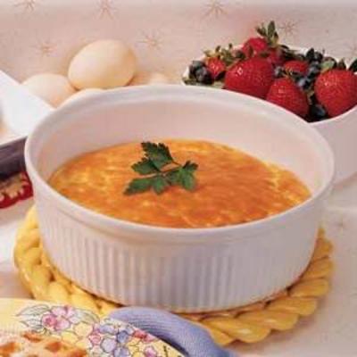 soufflé au cheddar