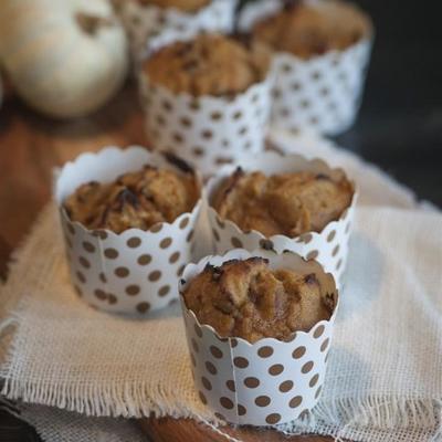 muffins paleo (ish) à la citrouille et aux noix