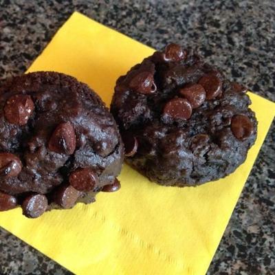 muffins au chocolat sans beurre d'arachide