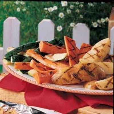 légumes sur le gril