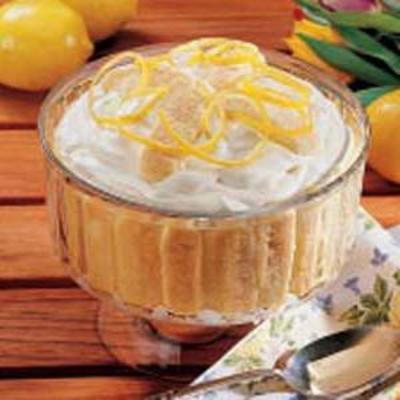dessert citron ladyfinger