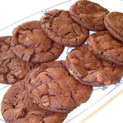biscuits au chocolat / beurre de cacahuète