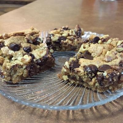 barres de biscuit de beurre d'arachide / de chocolat