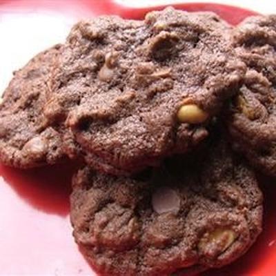 biscuits au chocolat et aux arachides