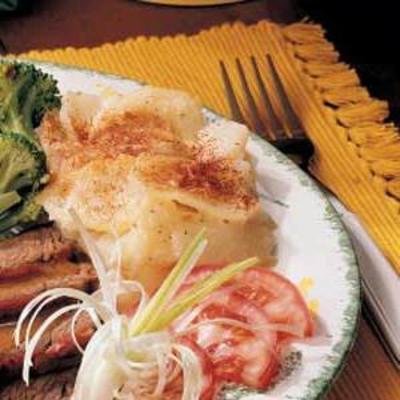 Pommes de terre dauphinoises et oignons