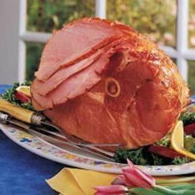 jambon glacé pomme-moutarde