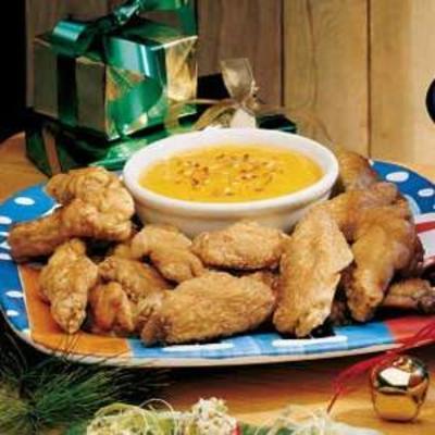 ailes de poulet à la sauce d'abricot épicée