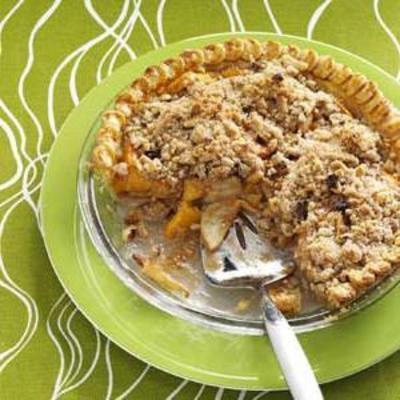 Tarte aux pêches et aux poires de Jayne