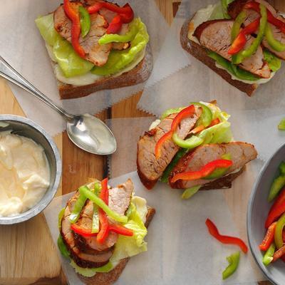 sandwichs au porc cajun