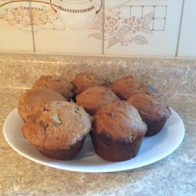 muffins à la rhubarbe de tuxedoville
