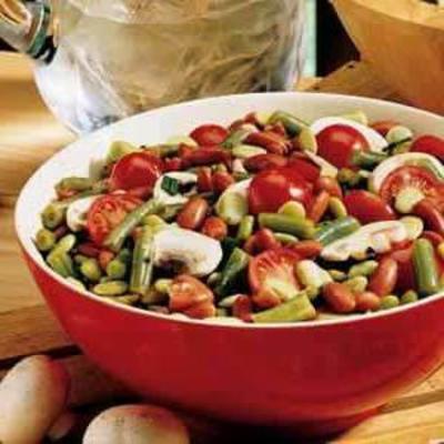 salade jardinière aux trois haricots