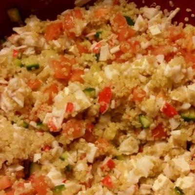 salade de crabe quinoa