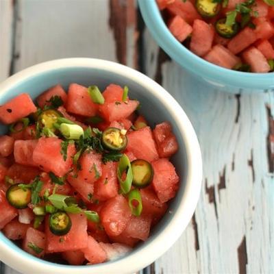 salade tiède de melon d'eau