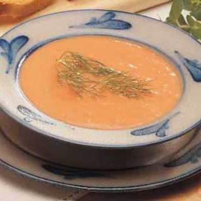 bisque de tomates crémeuse