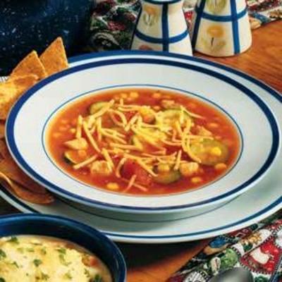 soupe au poulet tex-mex