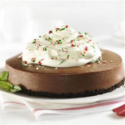 cheesecake chocolat-menthe poivrée