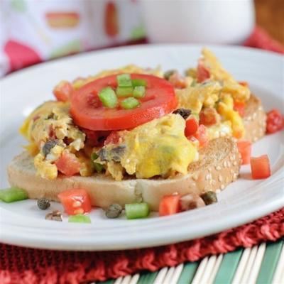 oeufs creole sur toast