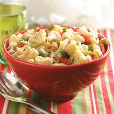 salade de légumes de noël