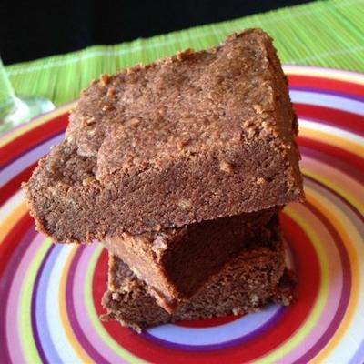 brownies au beurre d'arachide végétalien
