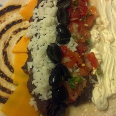 burrito végétarien de la gourmandise sans culpabilité