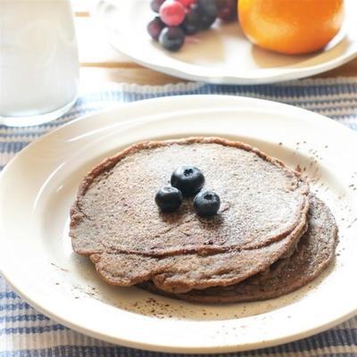 crêpes faciles aux bleuets et à la banane