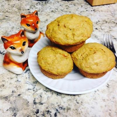 muffins vegan aux gâteaux aux carottes