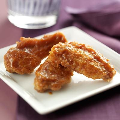 ailes collantes au beurre d'arachide