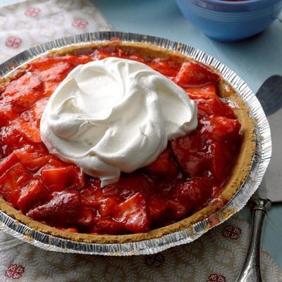 tarte aux fraises légère et lucieuse