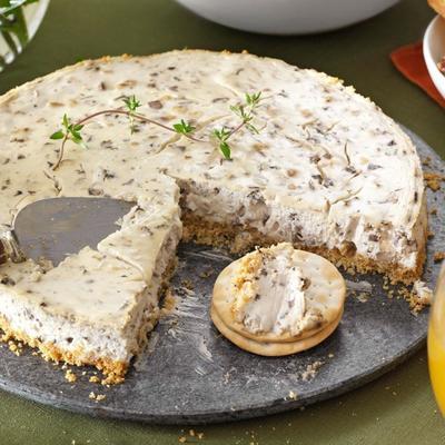 cheesecake aux champignons de noix
