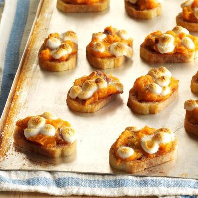 crostini de patates douces