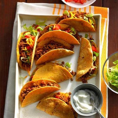 délicieux tacos aux lentilles