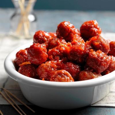 boulettes de viande de marmelade épicée