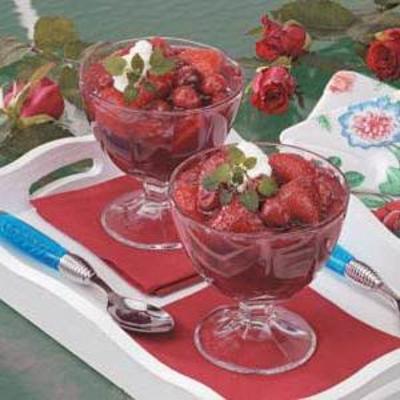 compote de fruits rubis