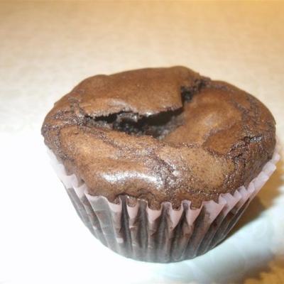 cupcakes soufflé au chocolat noir