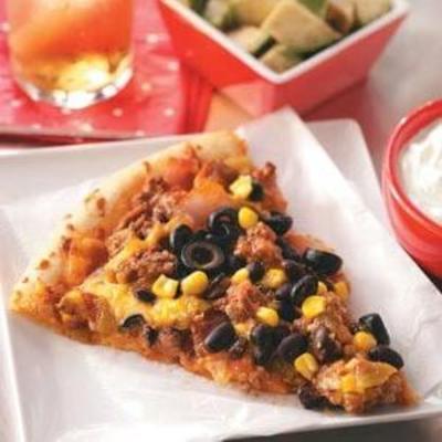 coureur de route tex mex pizza