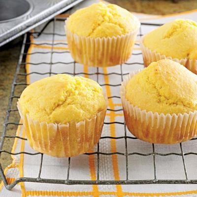 muffins au maïs orange
