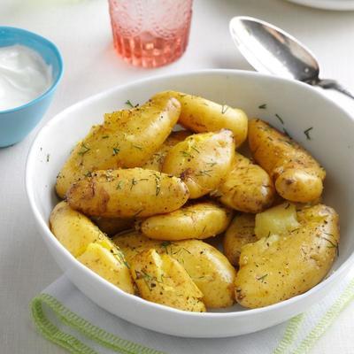 pommes de terre à l'aneth braisées