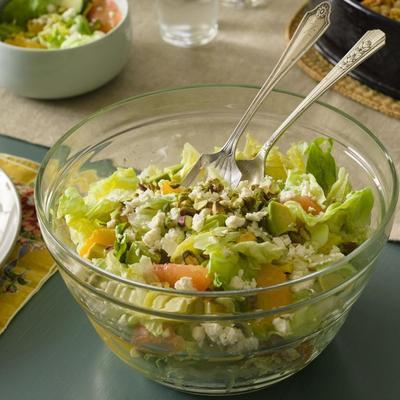 salade d'agrumes et d'avocat de la californie