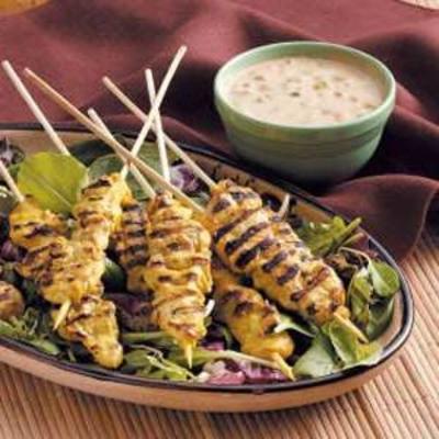satays de poulet thaï