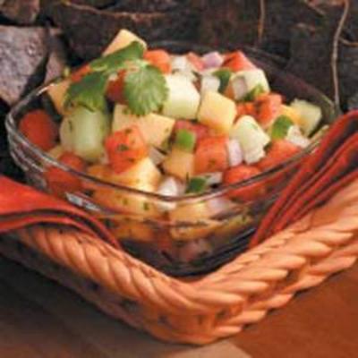 salsa au melon d'été