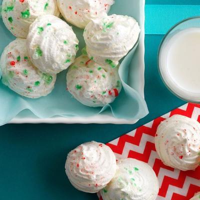 meringues au chocolat menthe poivrée