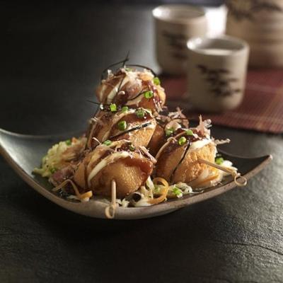 bouchées japonaises de patates douces et salées
