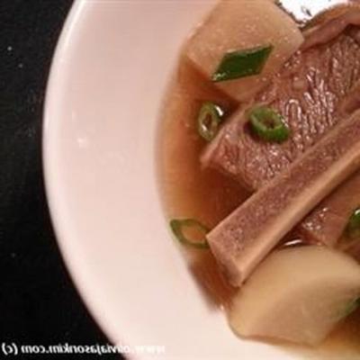 galbitang (soupe de côtes de boeuf coréenne)