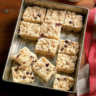barres de riz croustillantes fourrées aux fruits de Gianna