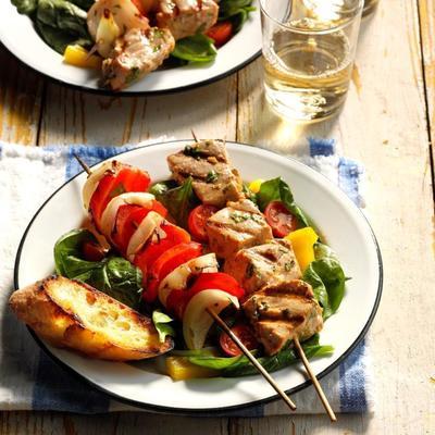 brochettes de thon teriyaki